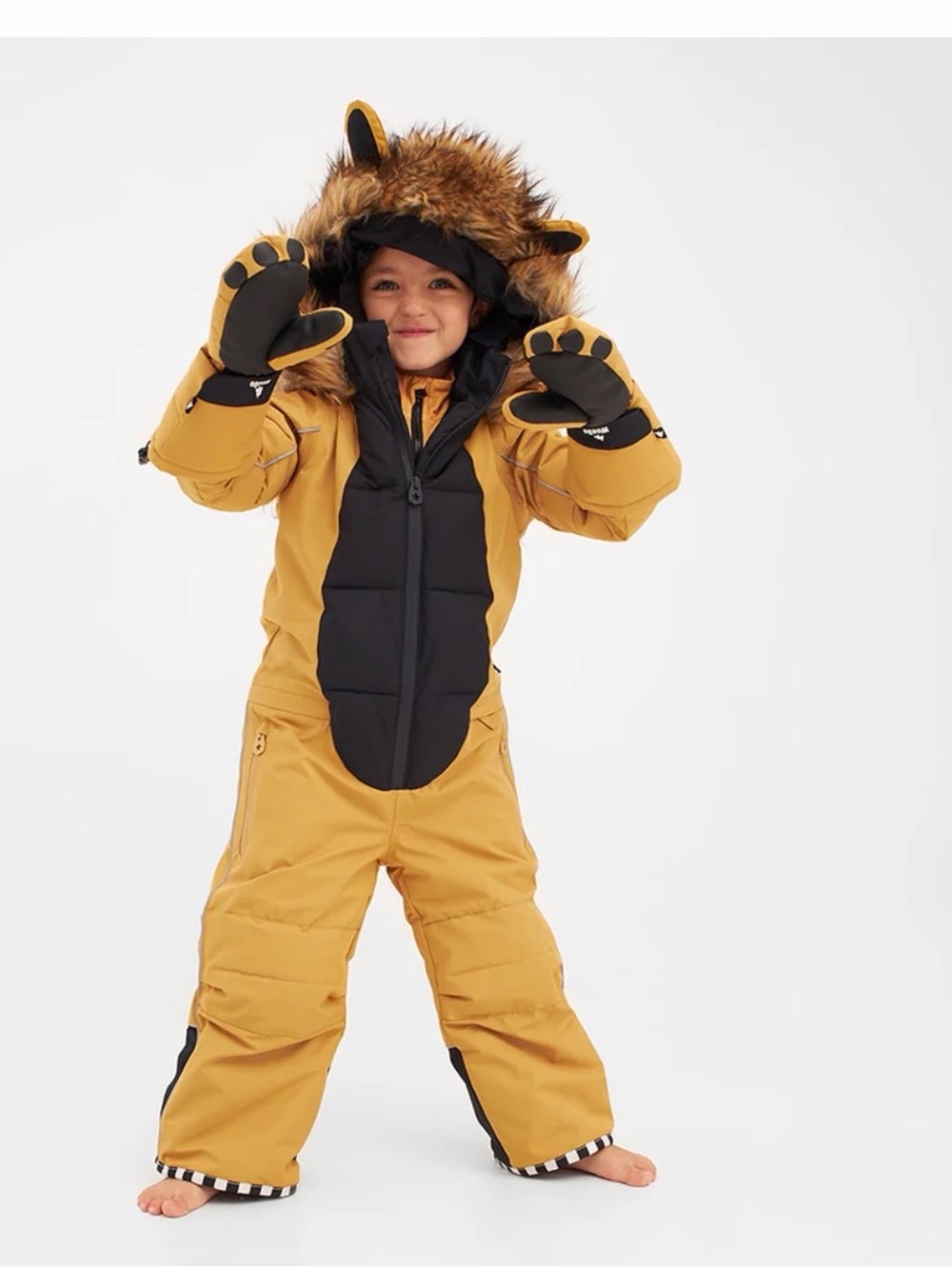 Kids' Weedo lion Hooded Snowsuit - Cozy Animal Onesie